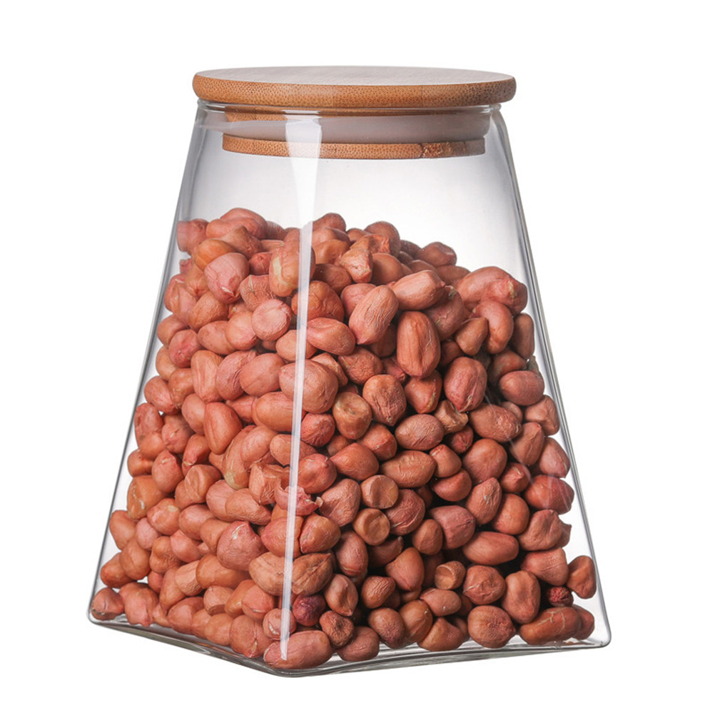 Food Storage Essentials - Szklany pojemnik do przechowywania ziaren, szczelny