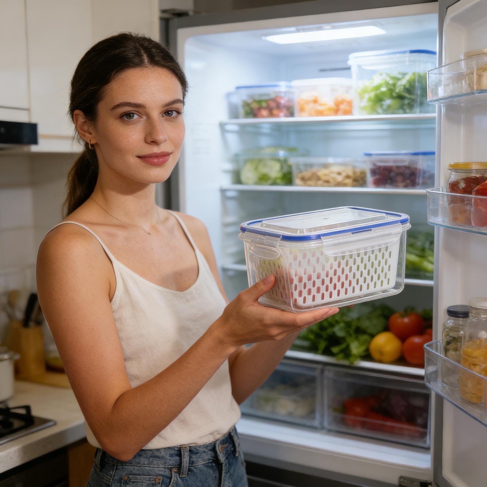 Food Storage For Refrigerator - Pojemnik na żywność 4 w 1,