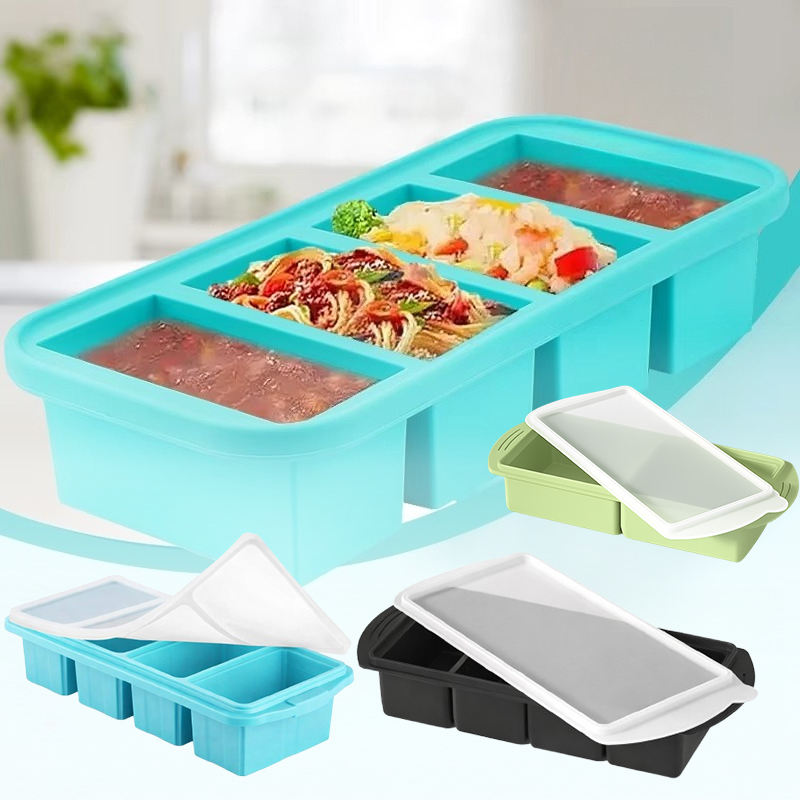 Xl Food Storage Containers With Lids - Duża silikonowa forma do kostek lodu