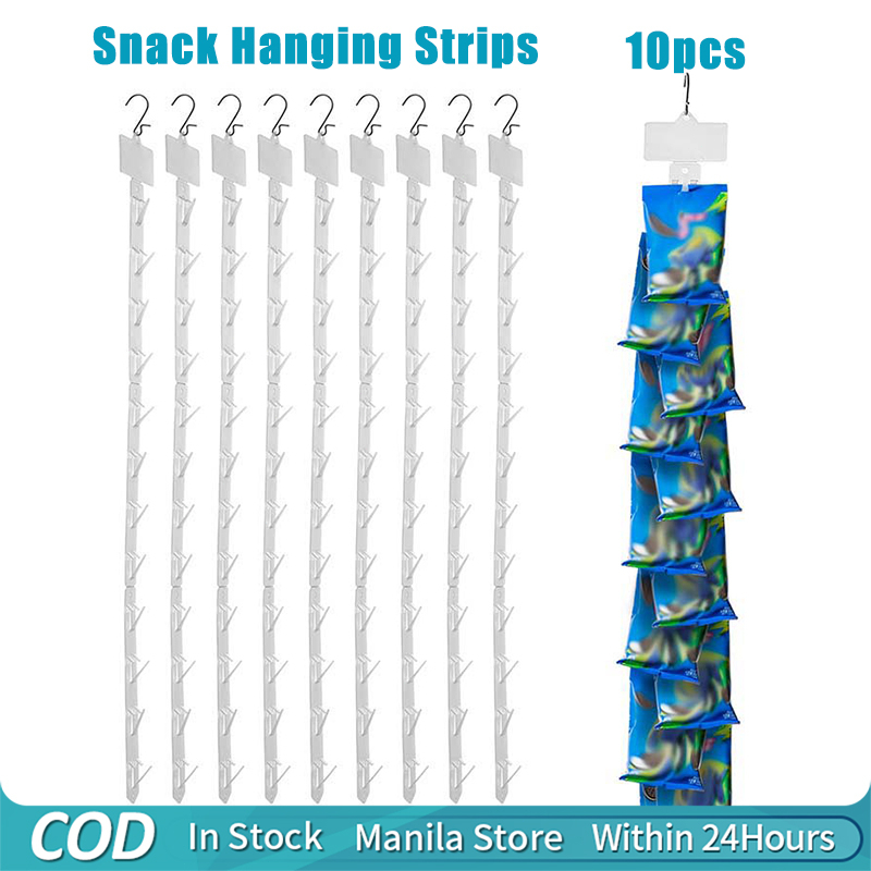 Food Storage Types - 10 sztuk plastikowe przezroczyste wiszące paski