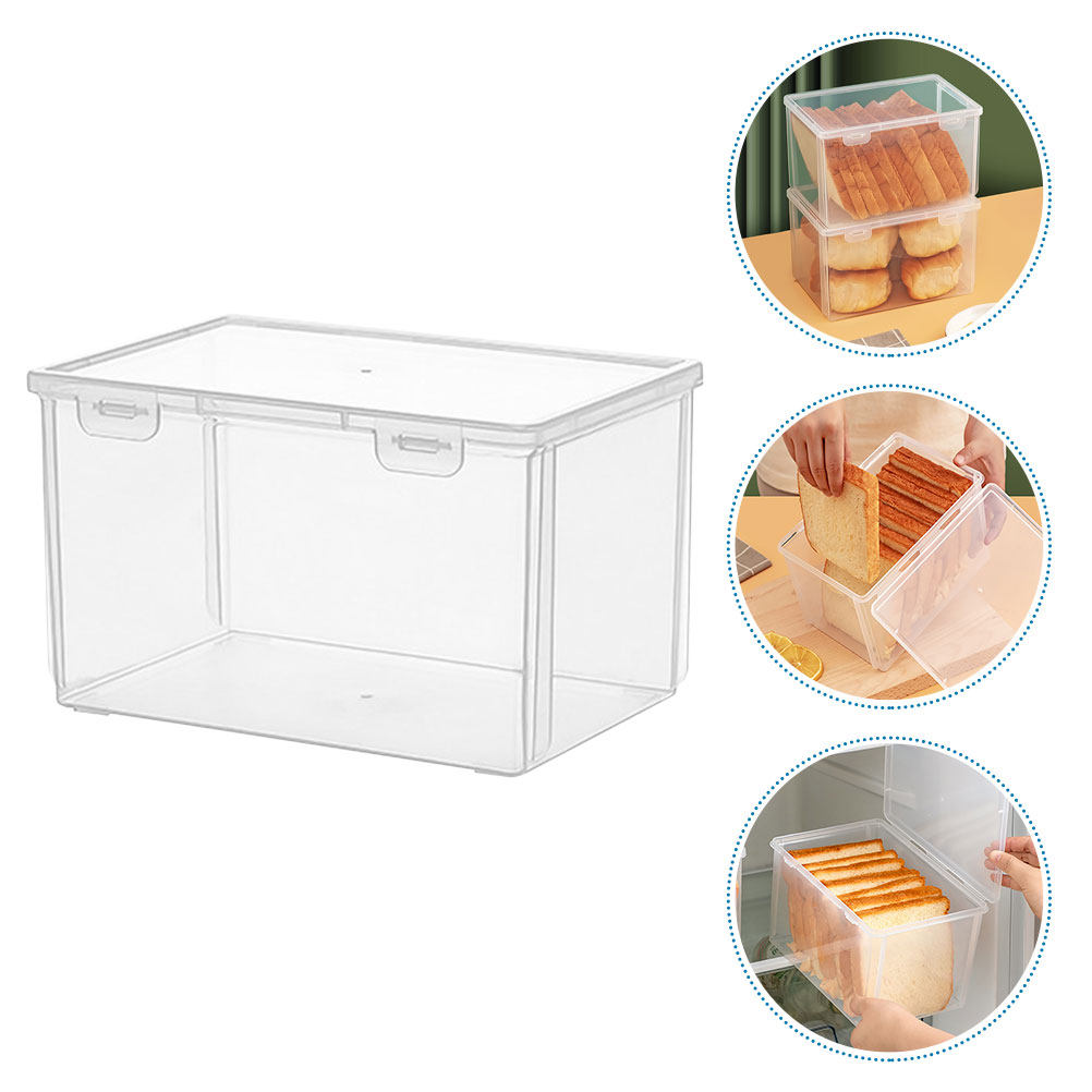 Food Storage For Refrigerator - Plastikowy pojemnik na chleb przeznaczony do