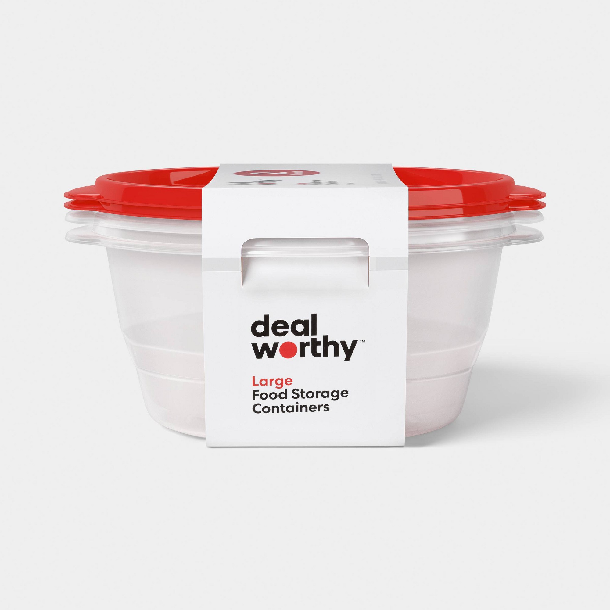 Storage Food Prep - Duże okrągłe pojemniki do przechowywania żywności