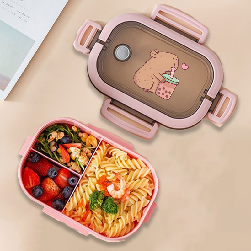 Food Storage Time - Pudełko na lunch Bento z kapibarą,