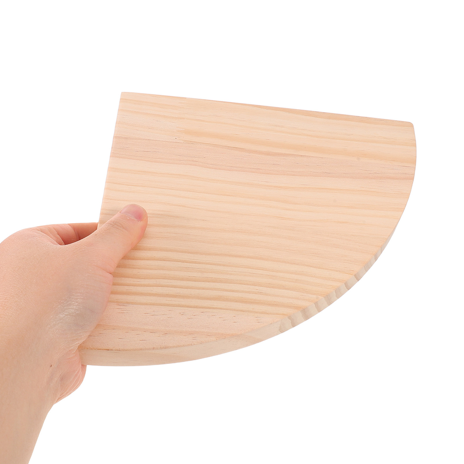 Food Storage Essentials - Drewniana półka narożna montowana na ścianie,