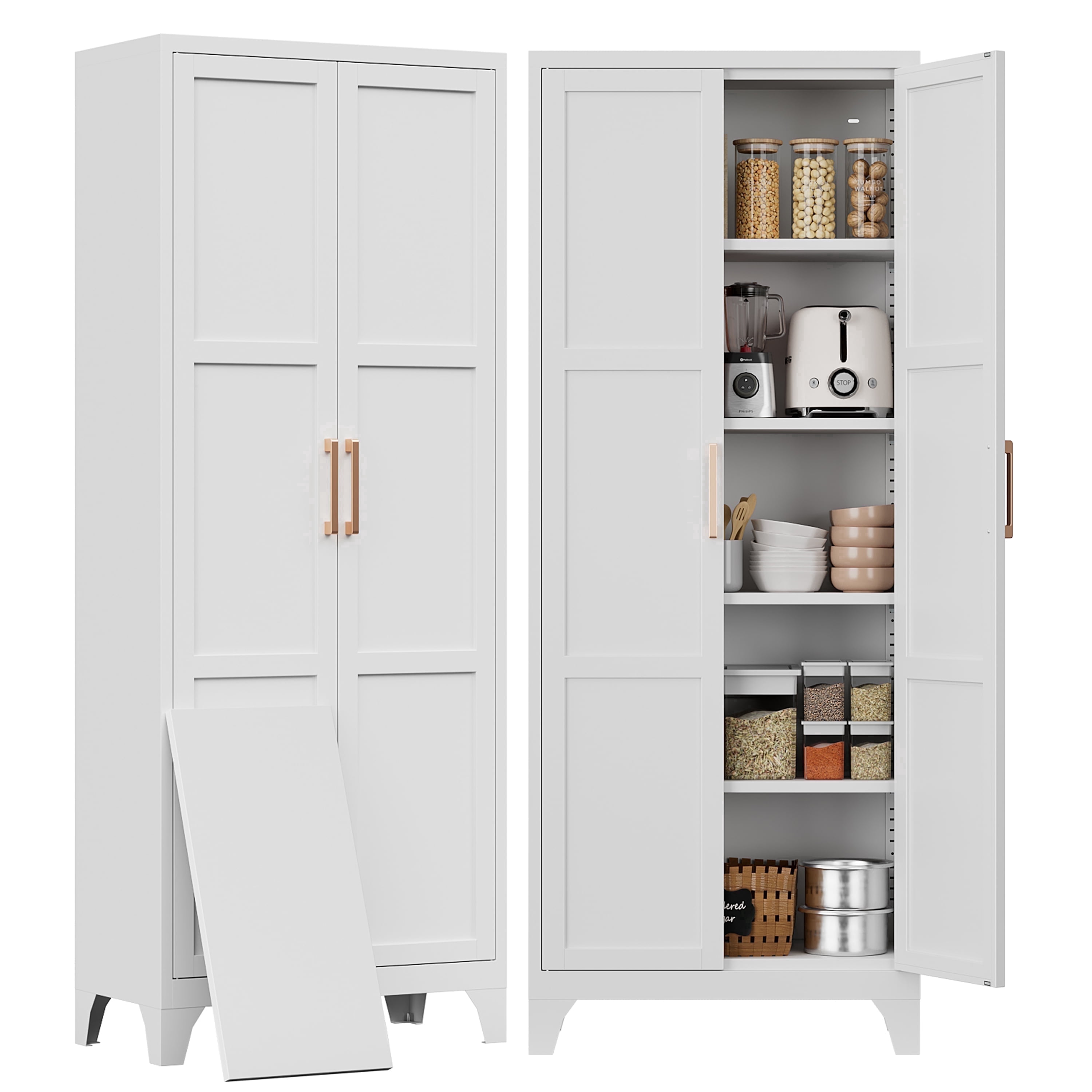 Food Storage Kitchen Cabinet - Szafka spiżarniowa o wysokości 71 cali,