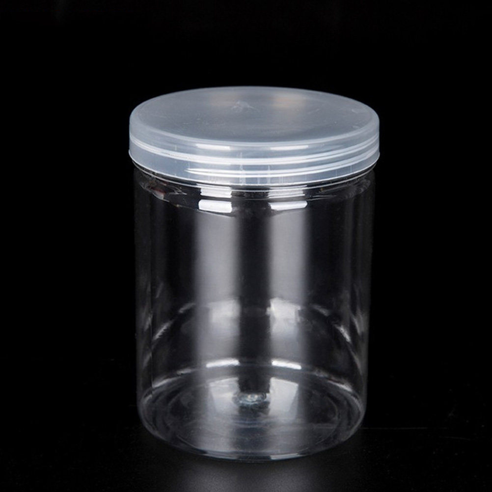Food Storage Jars With Lids - 10 szt. Przezroczystych, wysokiej jakości plastikowych