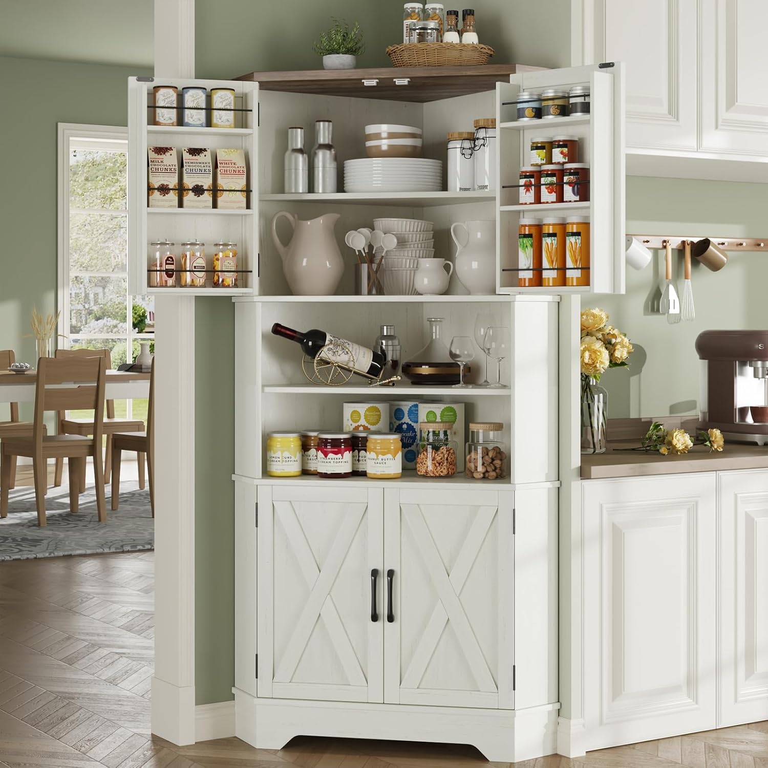 Food Storage Kitchen Cabinet - # Szafka narożna, szafka kuchenna do