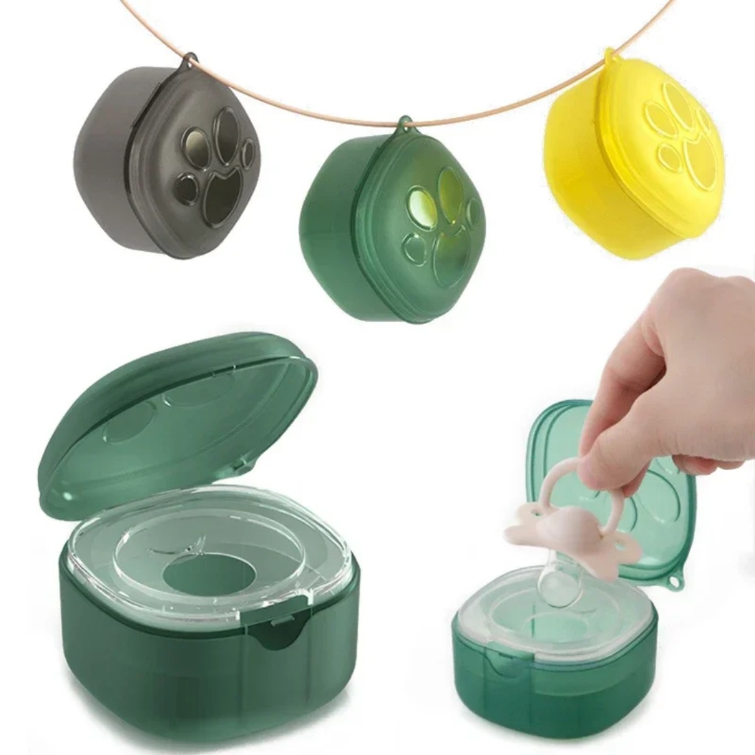 Food Storage For Baby - Pudełko na smoczek z silikonu spożywczego,