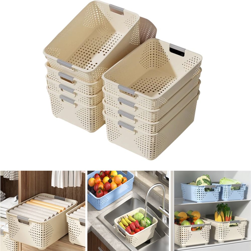 Food Storage Without Plastic - Wytrzymały plastikowy kosz do przechowywania z
