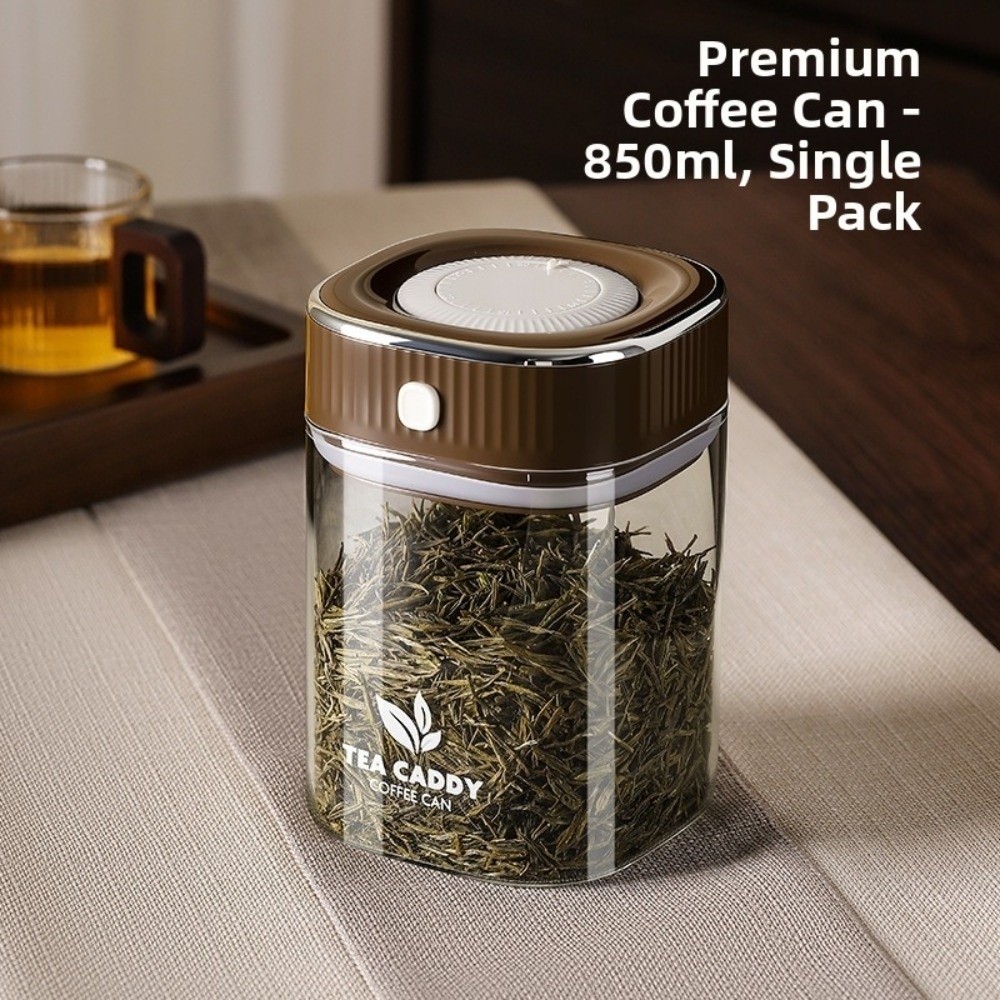 Food Storage Glass Containers Large - Szklany pojemnik na ziarna kawy z