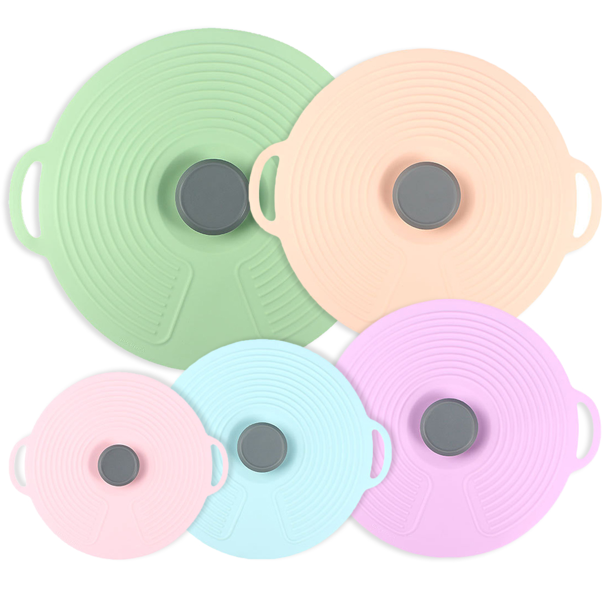 Silicone Stretch Lid - Leeseph Silikonowe pokrywki do misek, wielokrotnego