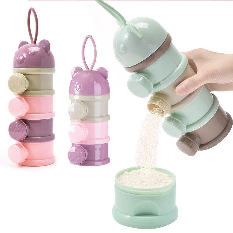 Food Storage For Baby - 3/4-warstwowy przenośny pojemnik na jedzenie dla