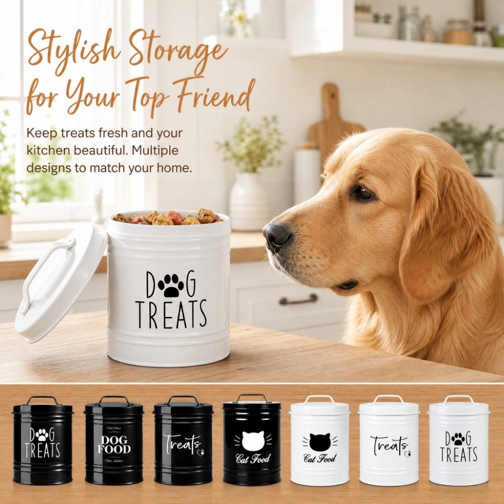 Xl Food Storage Containers With Lids - Duży pojemnik na karmę dla psów,