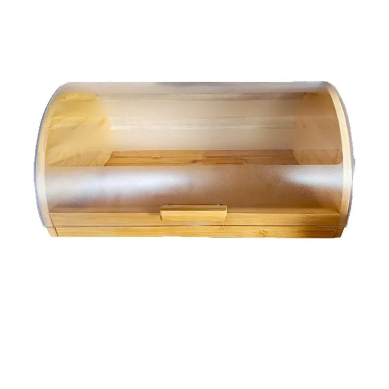 Pojemnik na chleb z bambusa z  – Food Storage Kitchen Cabinet recenzja i cena