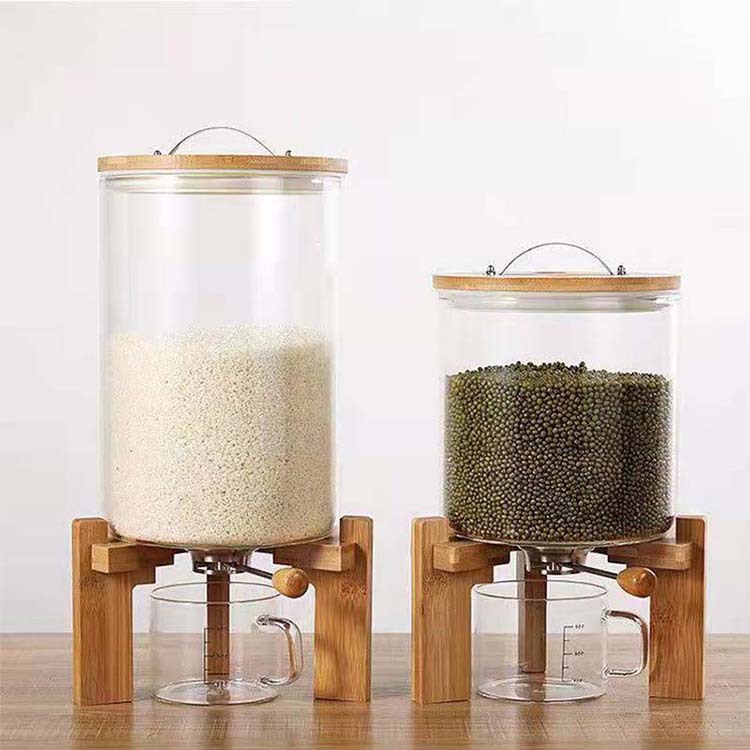 Duży, ręcznie robiony szklany  – Food Storage Glass Containers Large recenzja i cena