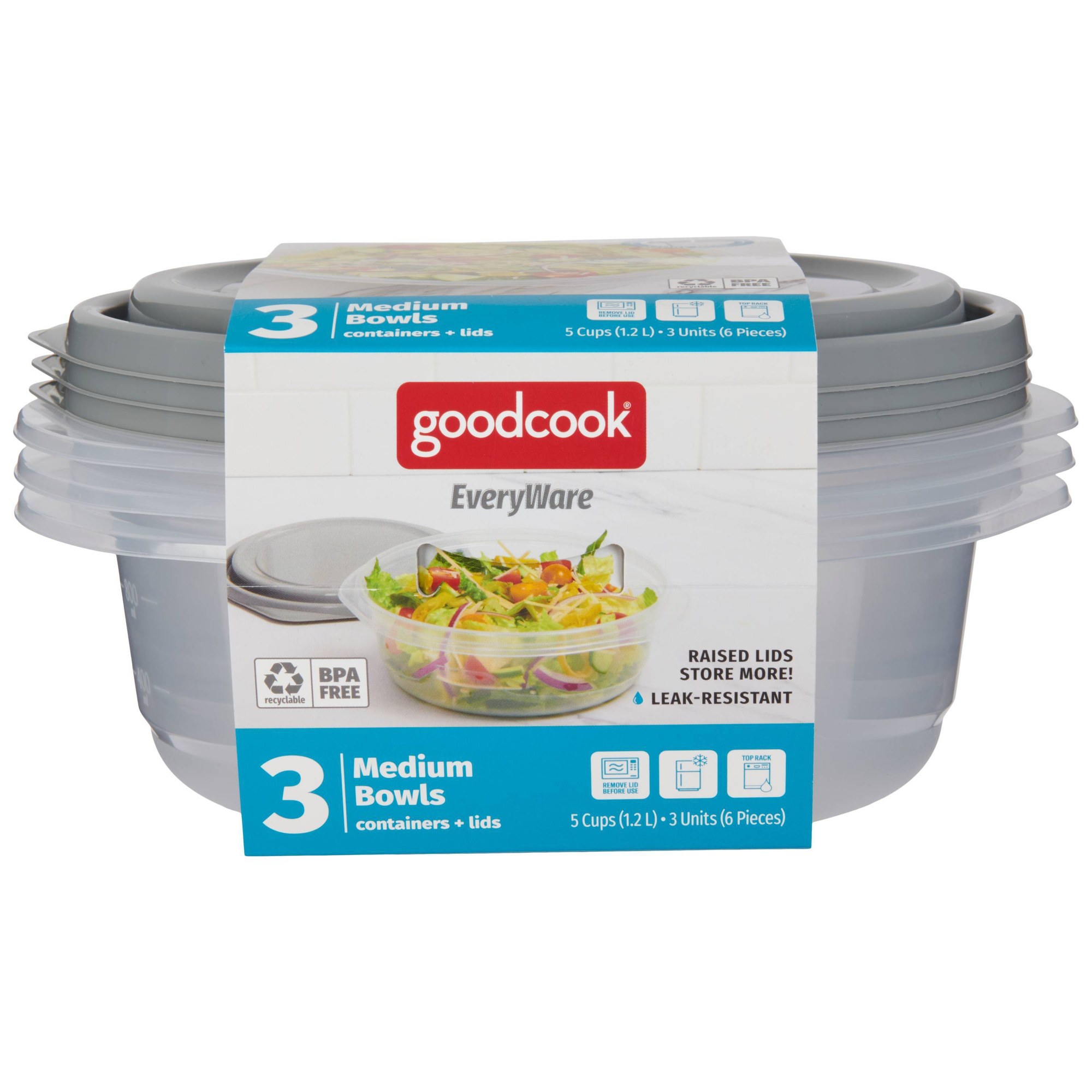 6 sztuk okrągłych pojemników n – Storage Food Prep recenzja i cena