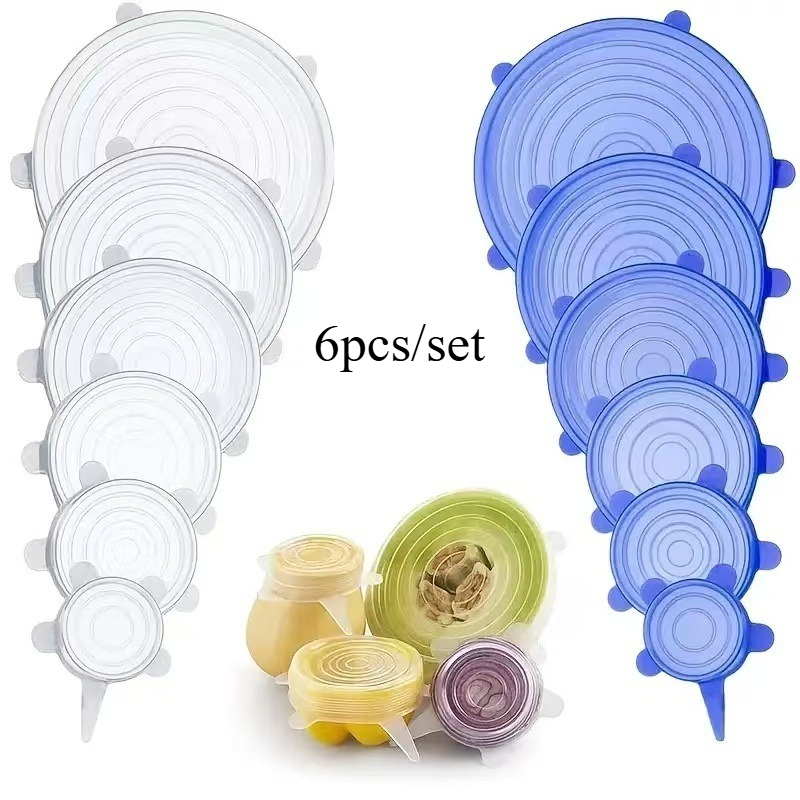 6 szt. Silikonowe pokrywki wie – Silicone Stretch Lid recenzja i cena