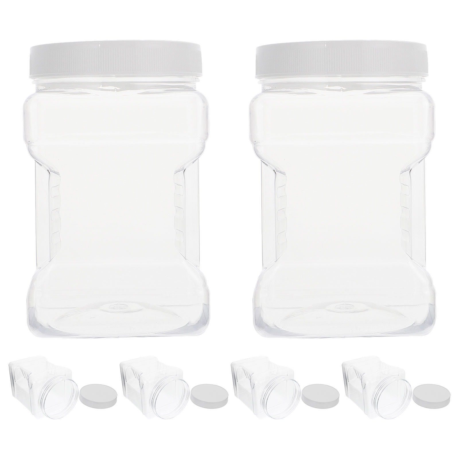 6 sztuk przezroczystych kwadra – Food Storage Plastic Container recenzja i cena