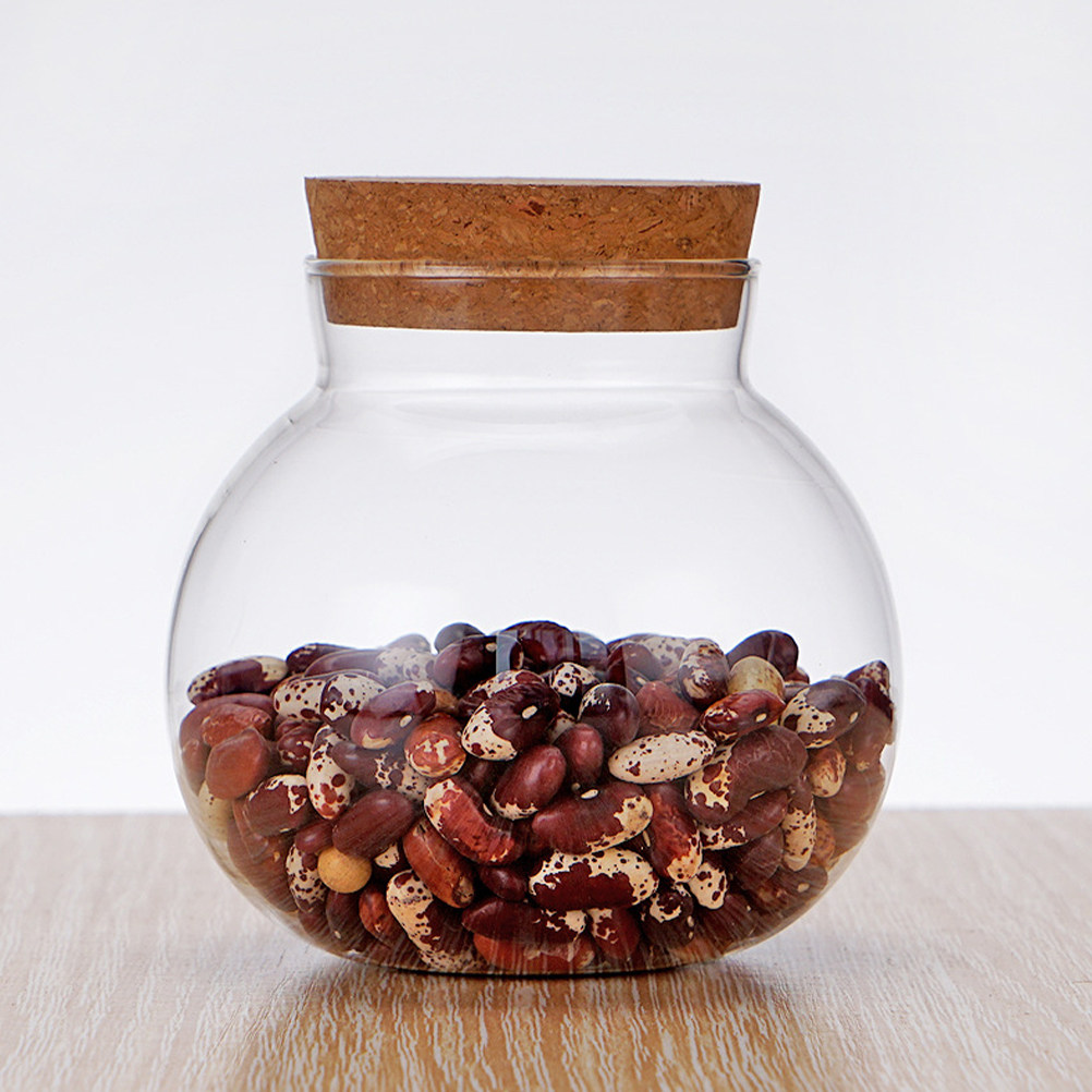 Szklany słoik z drewnianą pokr – Food Storage Jars With Wooden Lids recenzja i cena