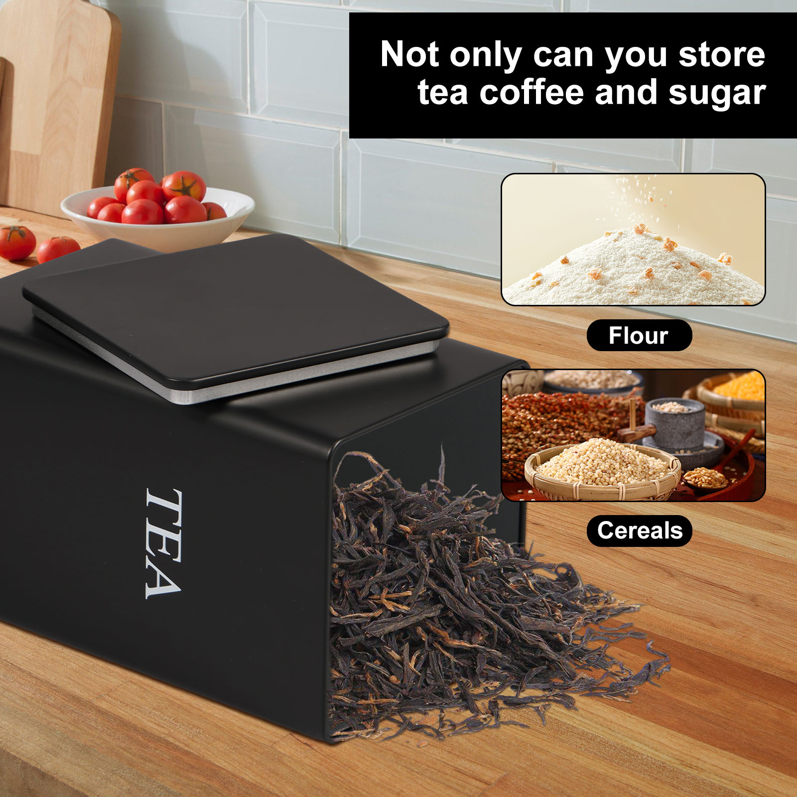 3 szt. Kanistry do przechowywa – Food Storage Jars With Lids recenzja i cena