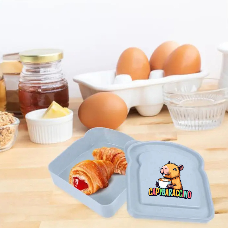 Pojemnik na kanapki z kapibarą – Food Storage Plastic Container recenzja i cena