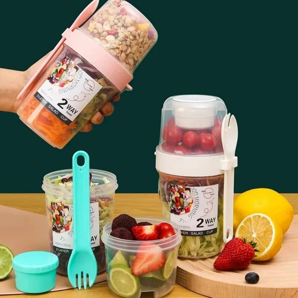 Przenośny Kubek na Sałatkę Kub – Food Storage Yogurt recenzja i cena