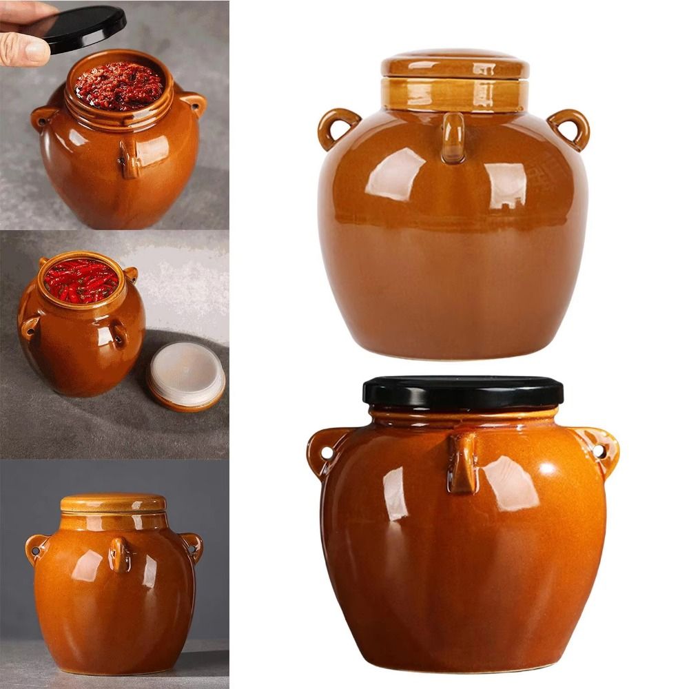 Duży ceramiczny słoik na ostry – Food Storage Jars With Lids recenzja i cena