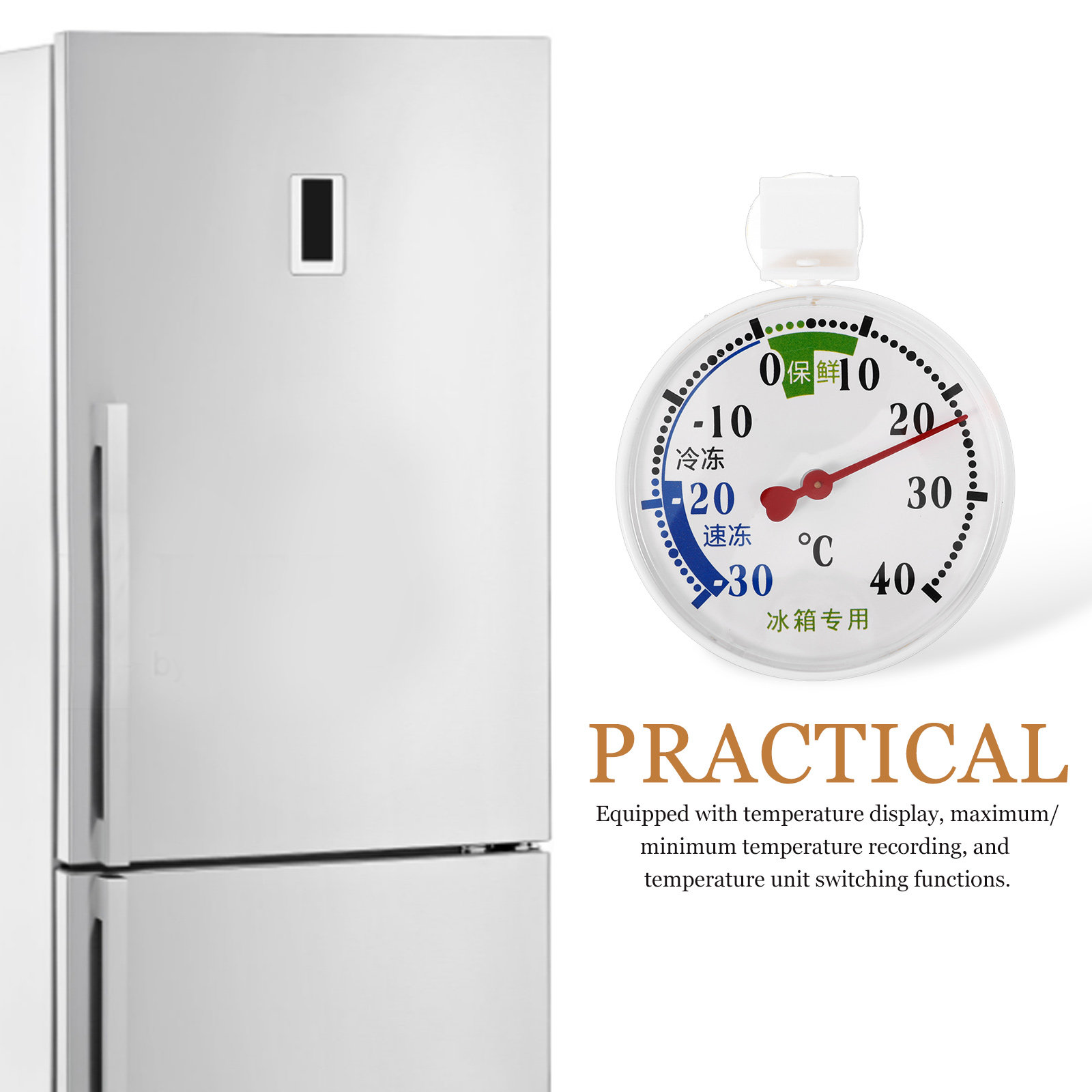 Termometr do pomiaru wysokich  – Food Storage For Refrigerator recenzja i cena