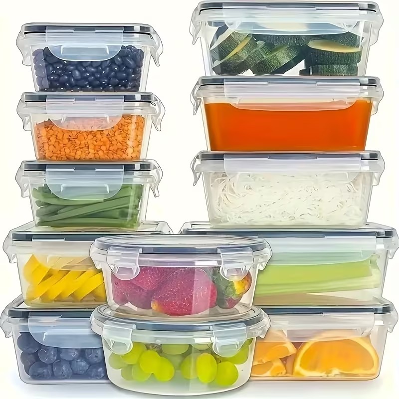 4-częściowy zestaw przezroczys – Food Storage Time recenzja i cena