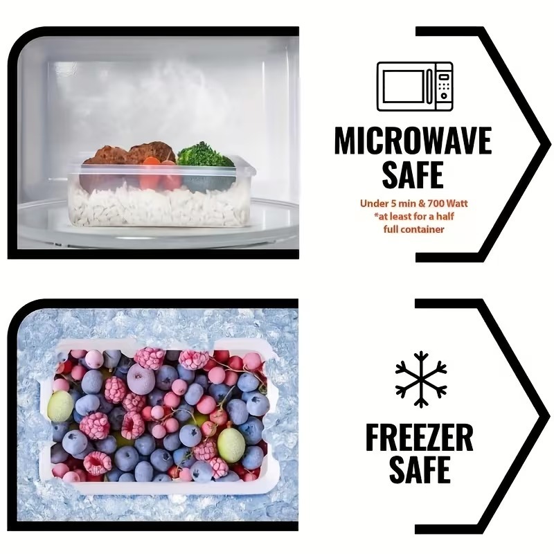 4-częściowy zestaw przezroczys – Food Storage Time recenzja i cena