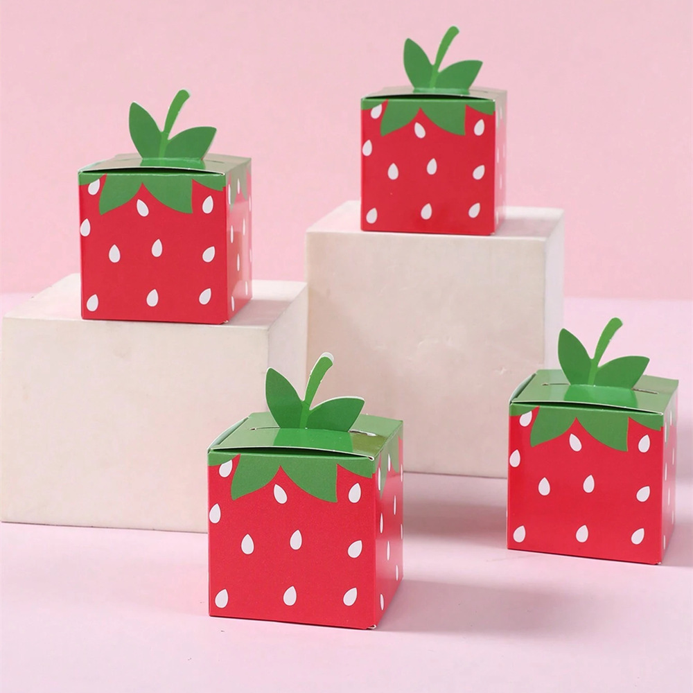 10Pcs Słodkie owoce Truskawka  – Food Storage For Baby recenzja i cena