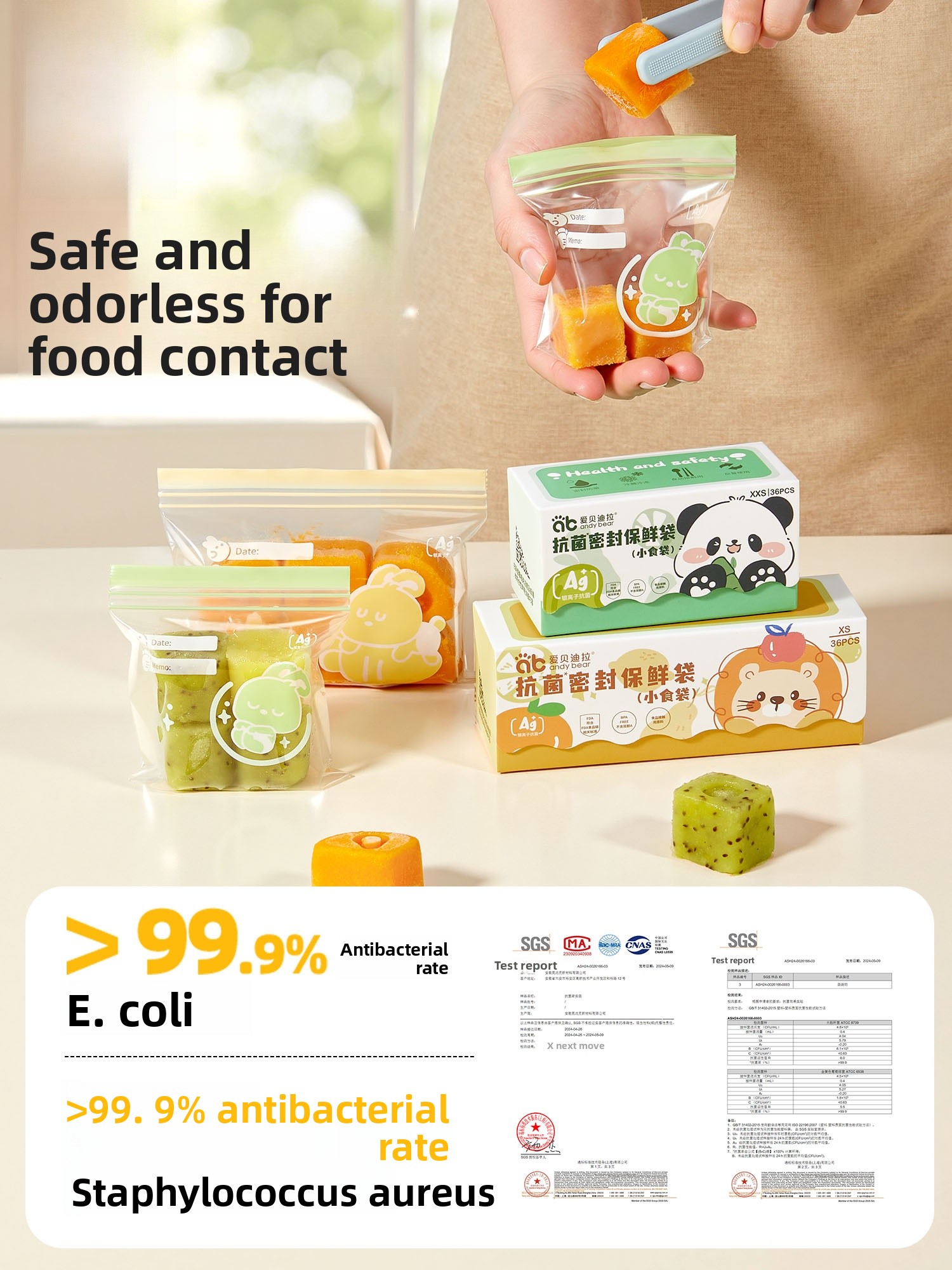 Szczelny woreczek do przechowy – Food Storage For Baby recenzja i cena
