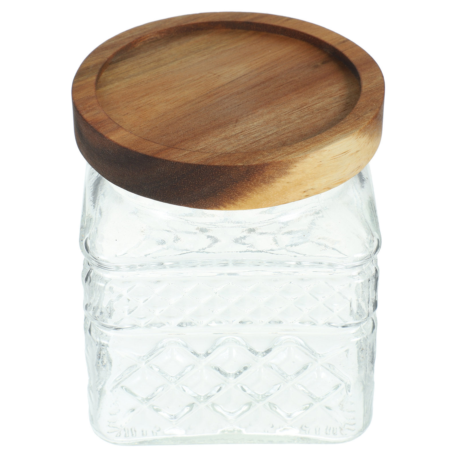 Szklany słoik do przechowywani – Food Storage Jars With Wooden Lids recenzja i cena