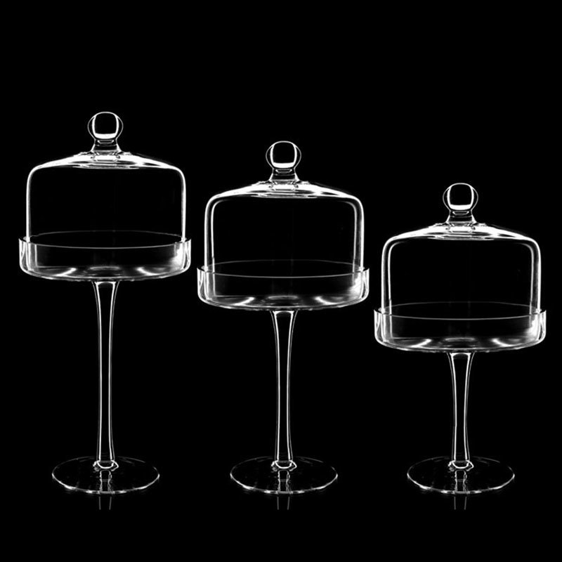 Wysokie nogi przezroczyste szk – Food Storage Glass Containers Large recenzja i cena