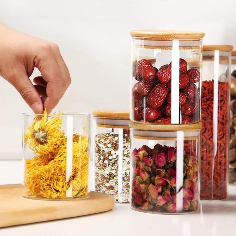 Zestaw 12 szklanych słoików z  – Food Storage Glass Containers Large recenzja i cena