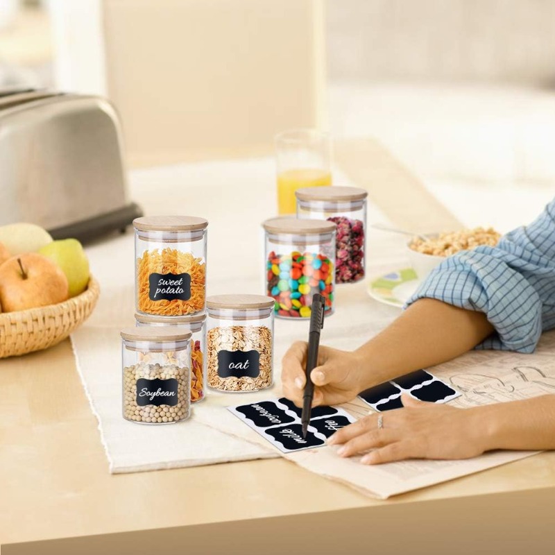 Zestaw 12 szklanych słoików z  – Food Storage Glass Containers Large recenzja i cena