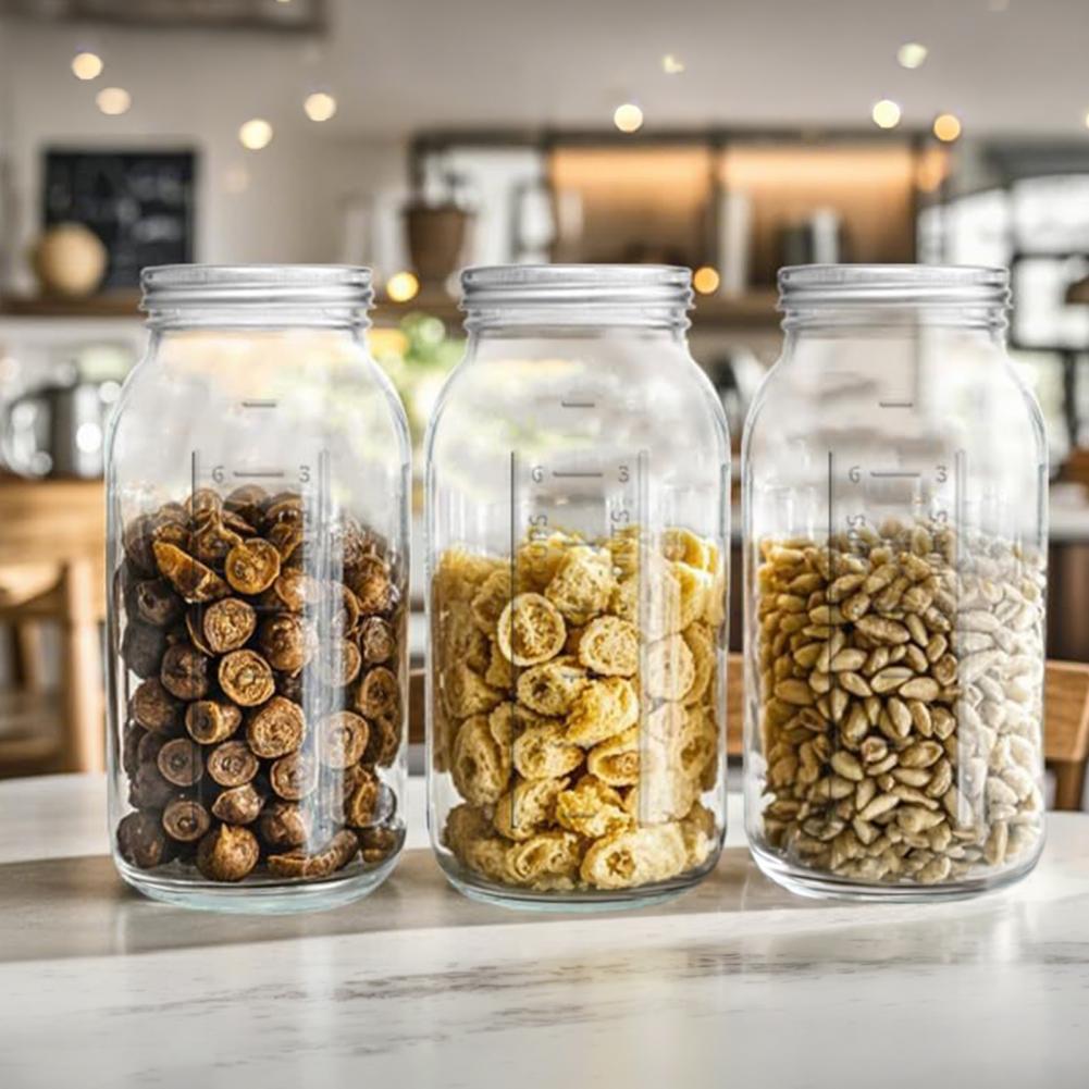 Słoik szklany Mason o szerokim – Food Storage Glass Containers Large recenzja i cena