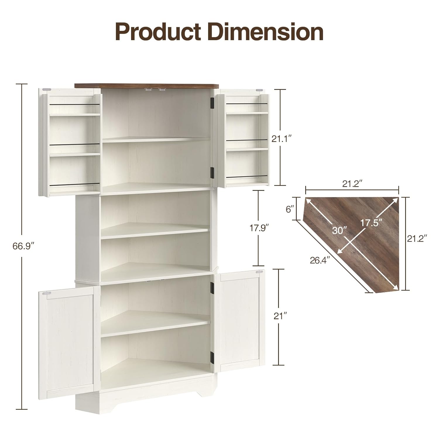 # Szafka narożna, szafka kuche – Food Storage Kitchen Cabinet recenzja i cena