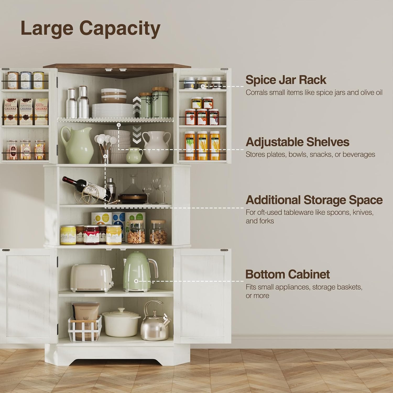 # Szafka narożna, szafka kuche – Food Storage Kitchen Cabinet recenzja i cena