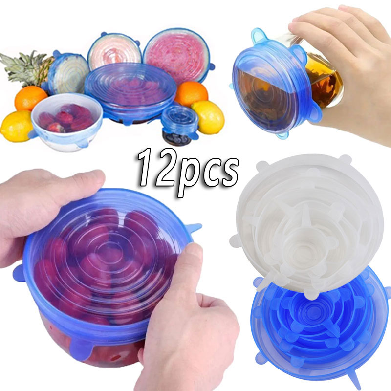 6/12 szt. Pokrywek silikonowyc – Silicone Stretch Lid recenzja i cena