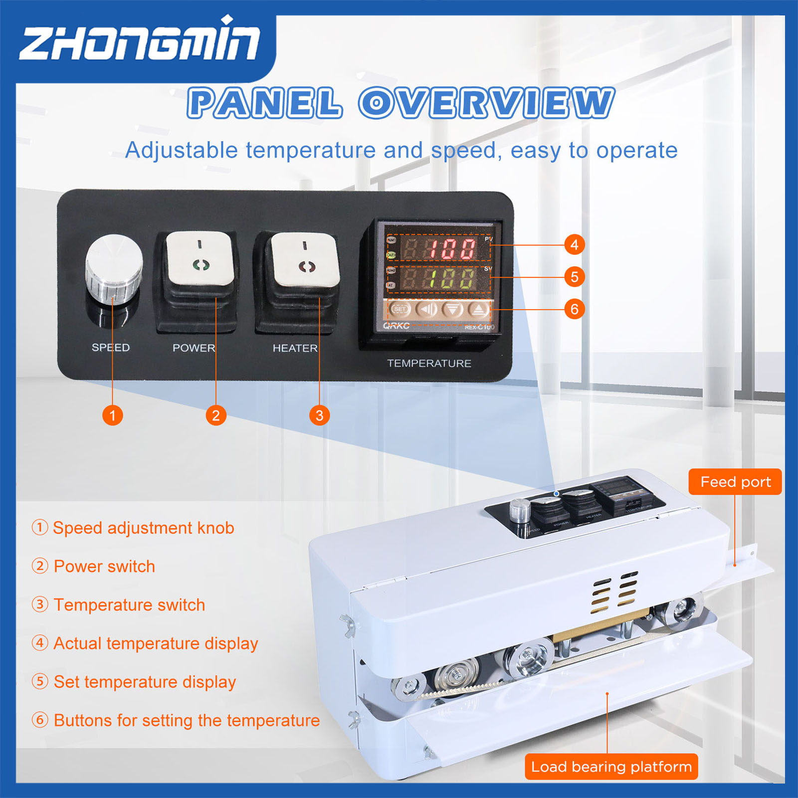 ZHONGMIN Elektryczna zgrzewark – Food Storage Vacuum Sealer Machine recenzja i cena