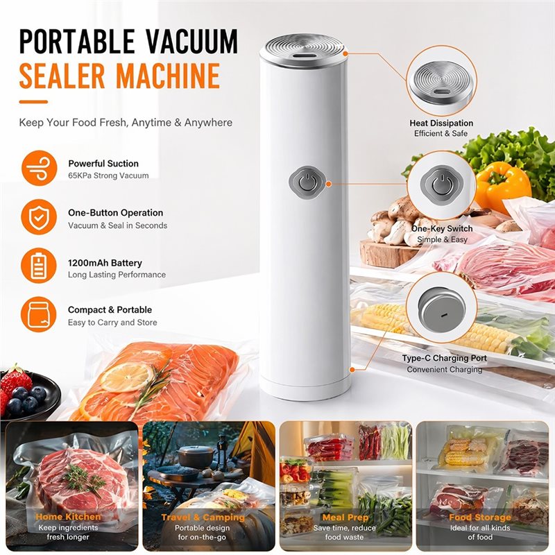 【618 LETNIA WYPRZEDAŻ】Przenośn – Food Storage Vacuum Sealer Machine recenzja i cena