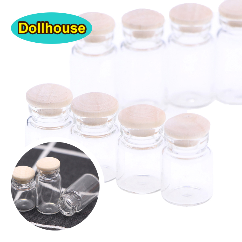 4 szt. Miniaturowe szklane sło – Food Storage Jars With Wooden Lids recenzja i cena