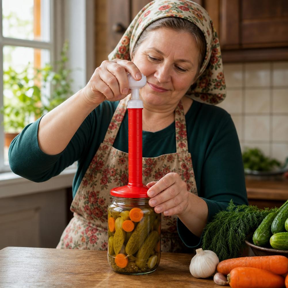 Pokrywki do słoików z funkcją  – Food Storage Jars With Lids recenzja i cena