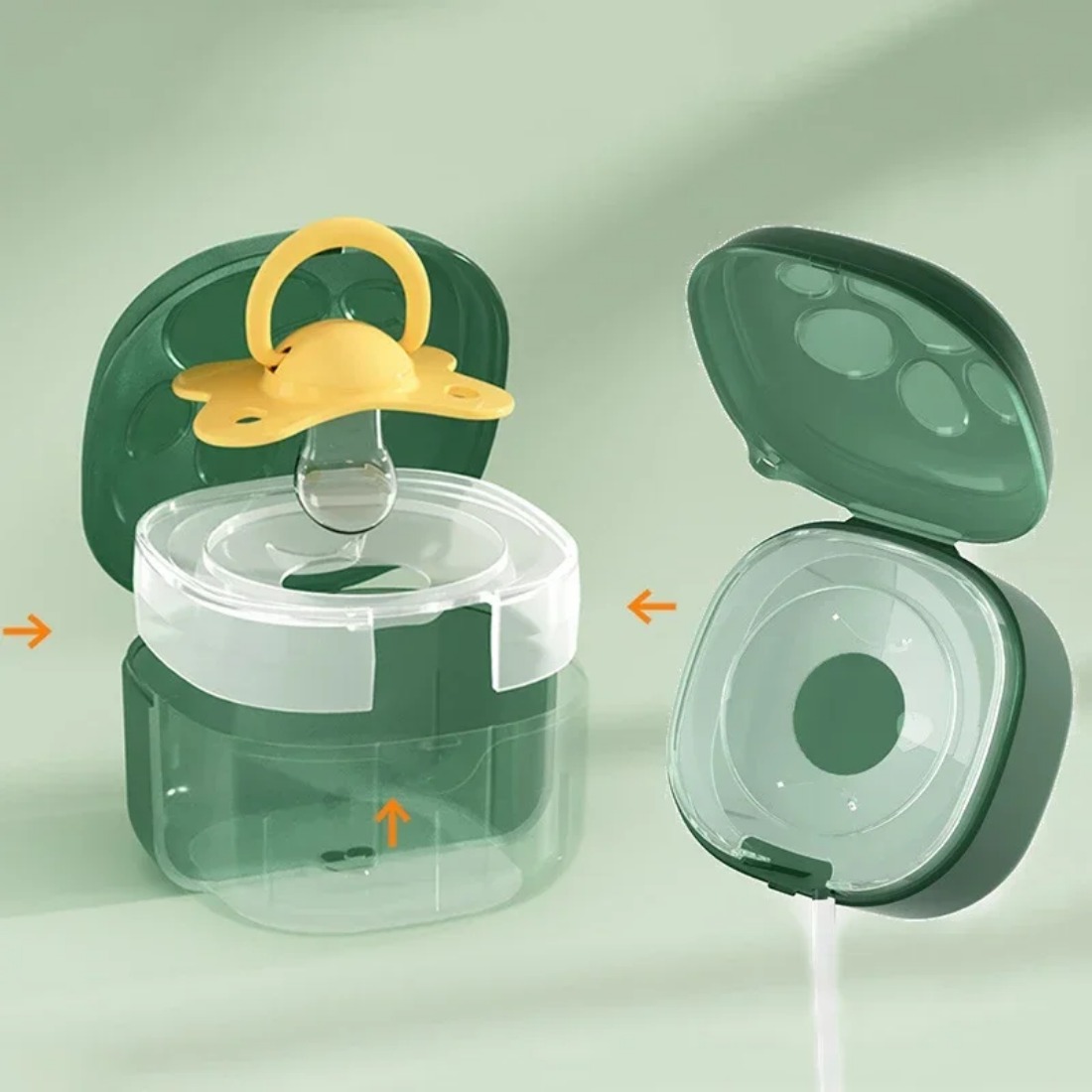 Pudełko na smoczek z silikonu  – Food Storage For Baby recenzja i cena