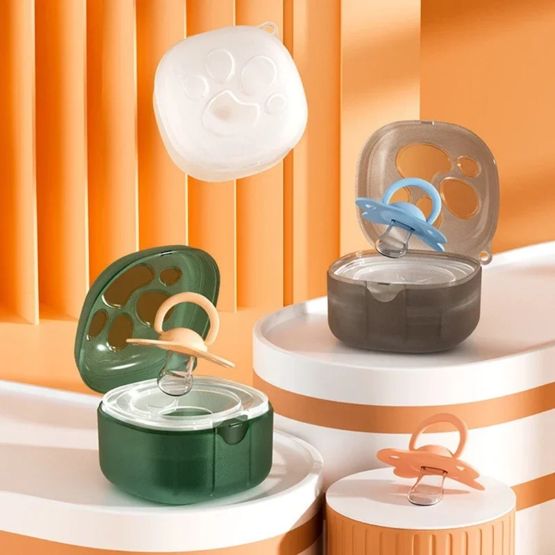 Pudełko na smoczek z silikonu  – Food Storage For Baby recenzja i cena