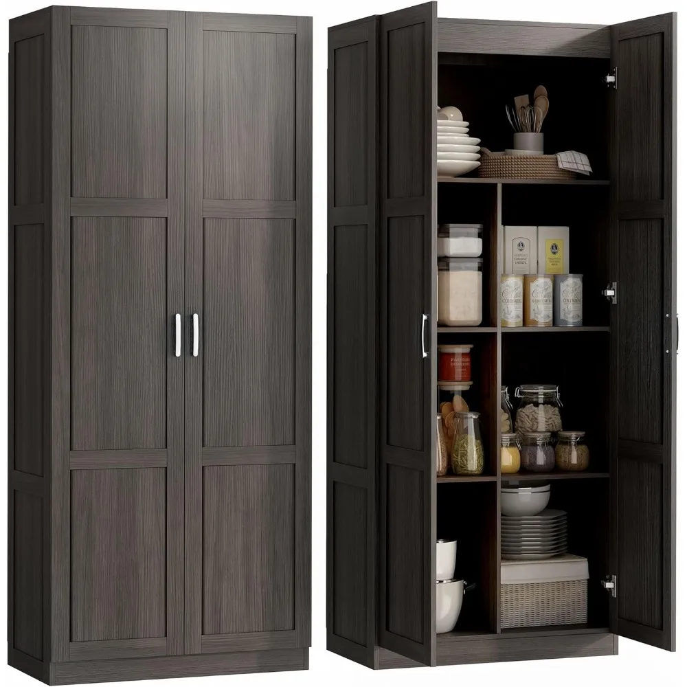 HOMCOM Wysoka szafka kuchenna  – Food Storage Kitchen Cabinet recenzja i cena
