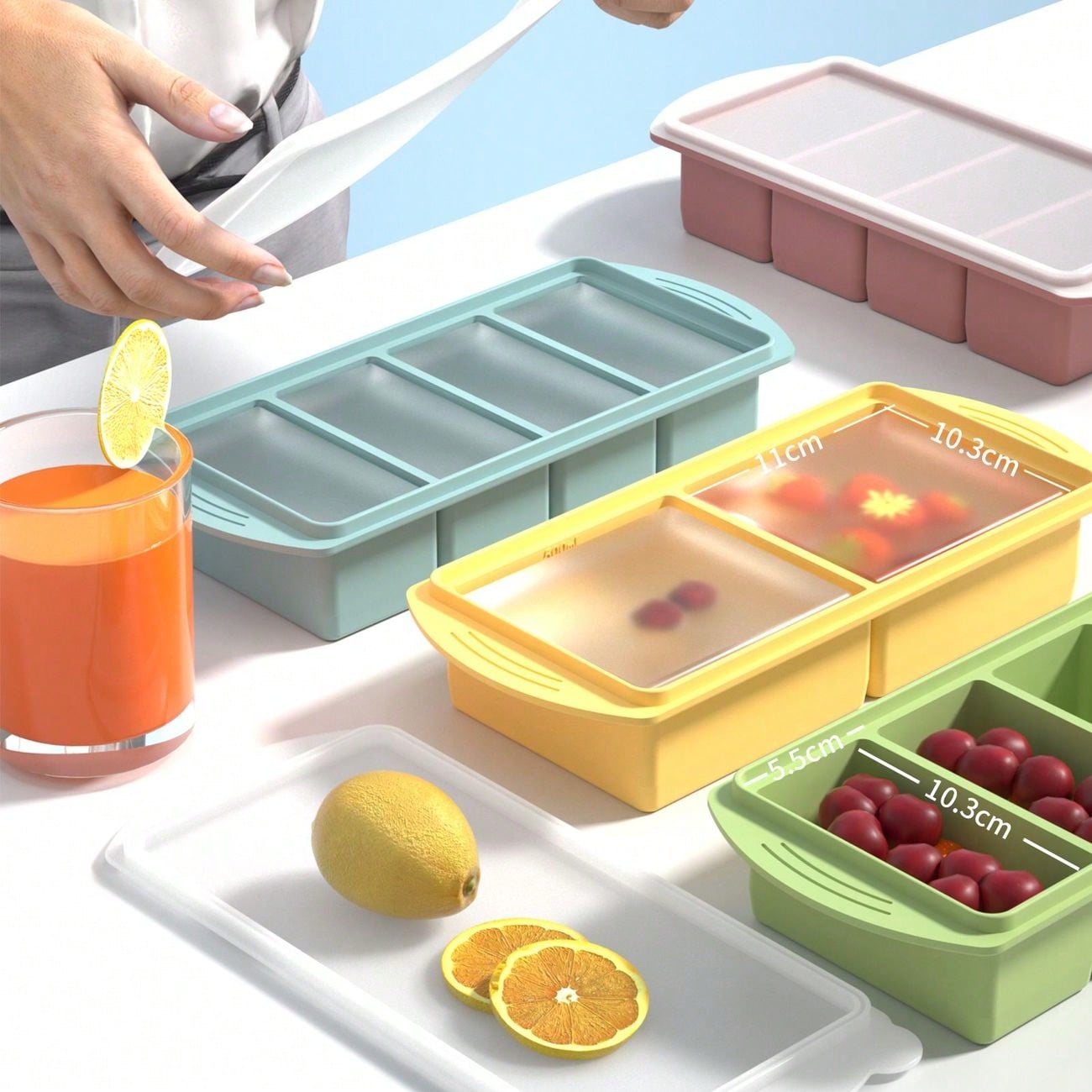 Silikonowa forma do zamrażarki – Xl Food Storage Containers With Lids recenzja i cena