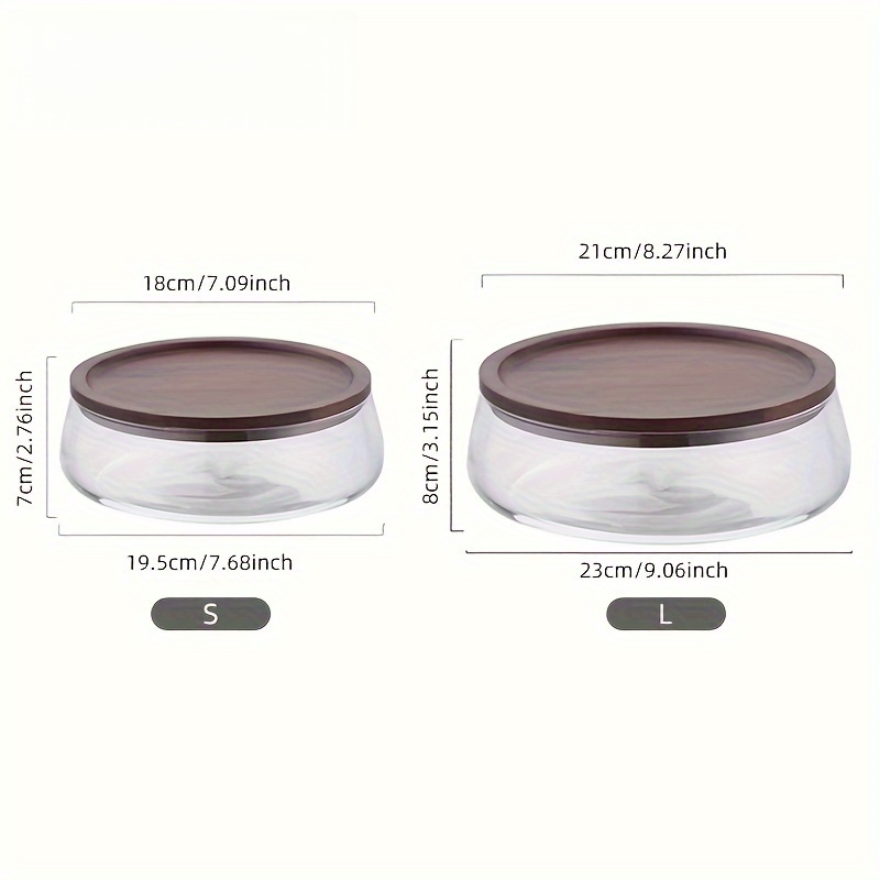 Szklane pojemniki z drewnianym – Food Storage Jars With Wooden Lids recenzja i cena