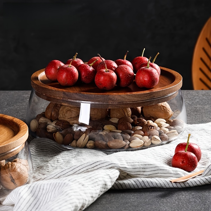 Szklane pojemniki z drewnianym – Food Storage Jars With Wooden Lids recenzja i cena